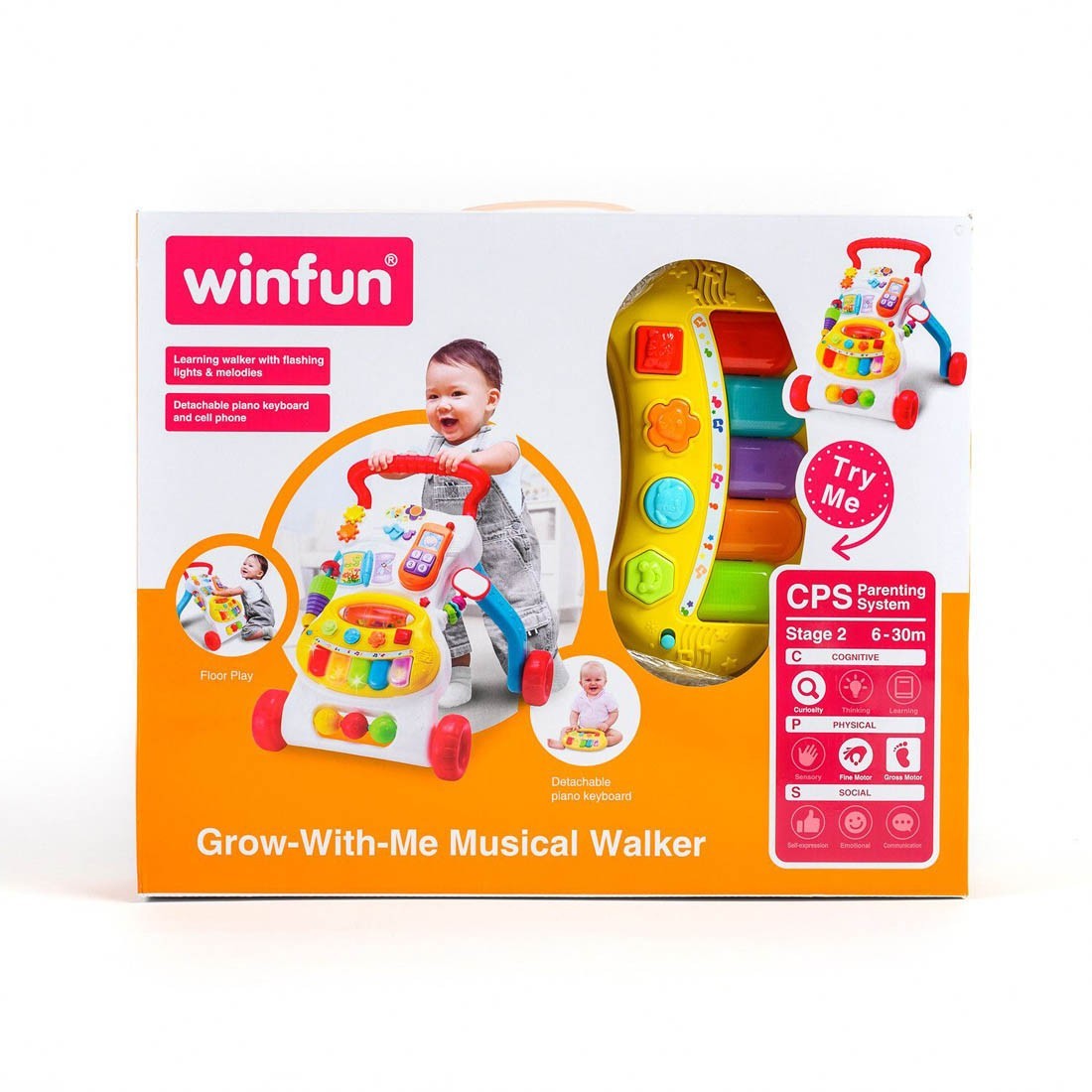 Grow-with-me Musical Walker | 6-30m - BambiniJO | Buy Online | Jordan