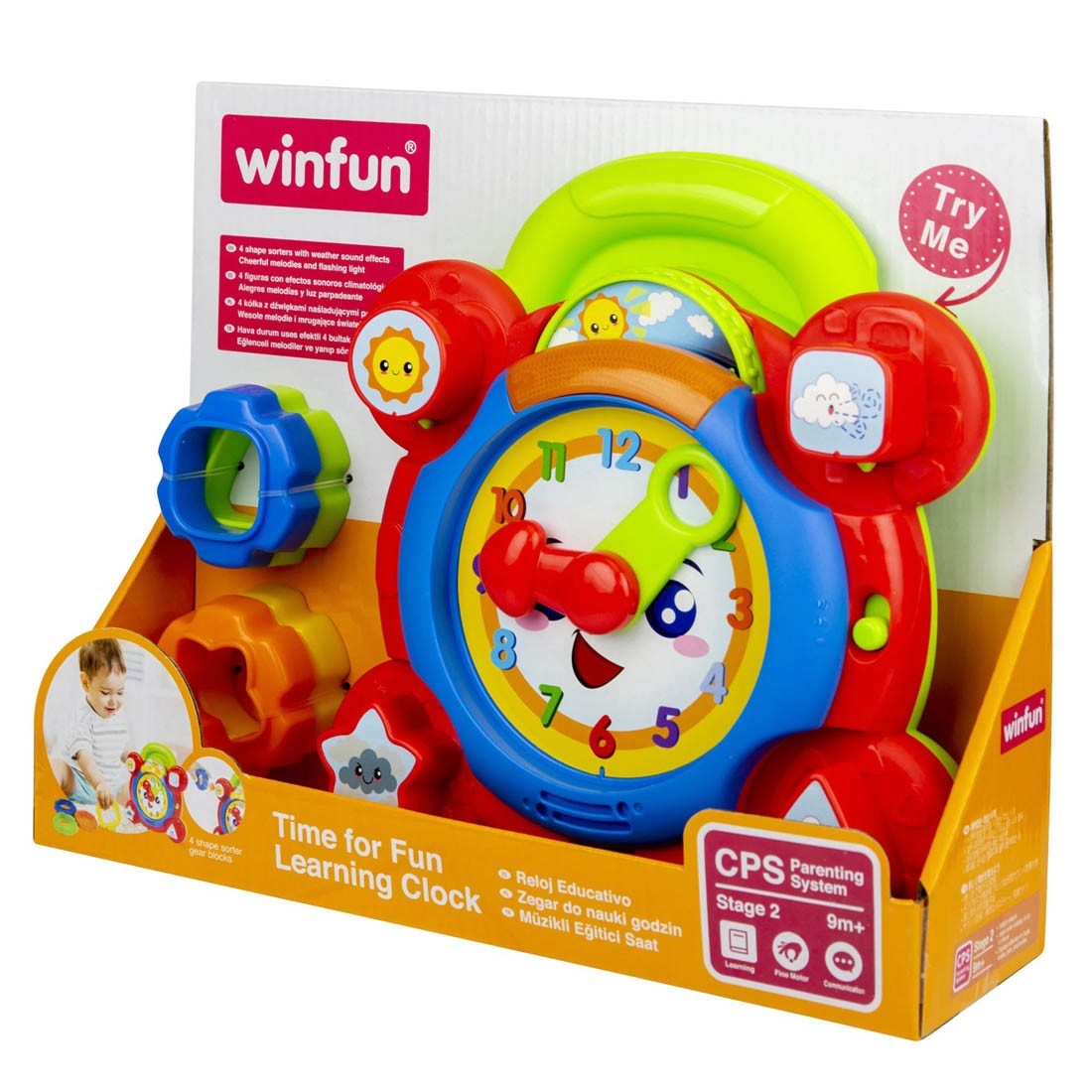 Time For Fun Learning Clock 6m+ - BambiniJO | Buy Online | Jordan