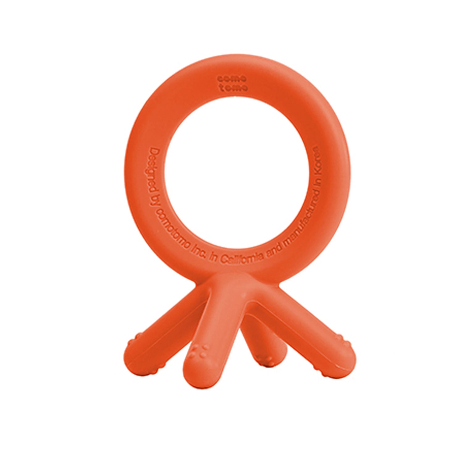 Comotomo - Silicone Teether - Orange - BambiniJO | Buy Online | Jordan