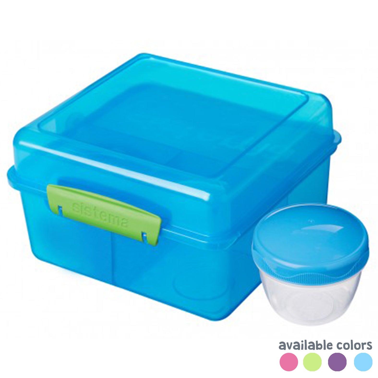 Lunch Cube Max with Yogurt Pot 2L - Sistema Lunch Cube Max with Yogurt Pot 2L - Sistema