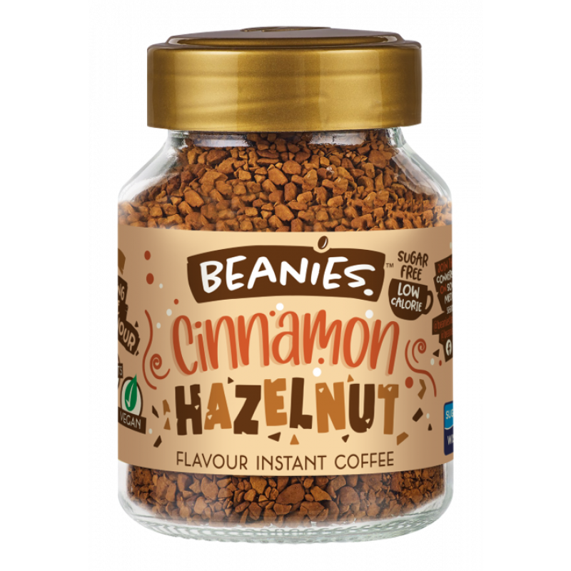 Cinnamon Hazelnut Instant Coffee 50g - Sugar & Gluten Free - BambiniJO | Buy Online | Jordan