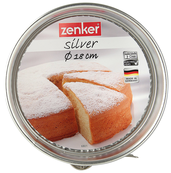 Zenker - Tin Plated Steel Springform Pan, 18.5X6.5 cm Zenker - Tin Plated Steel Springform Pan, 18.5X6.5 cm